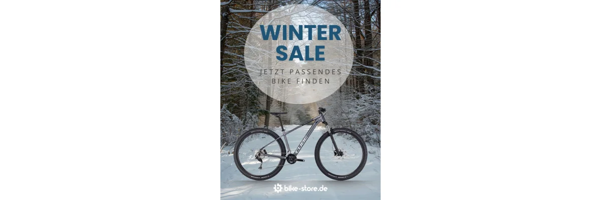 WINTERSALE 2025: Spare auf Bikes &amp; Zubehör! - WINTERSALE  2025 – Top Deals auf Bikes &amp; Zubehör