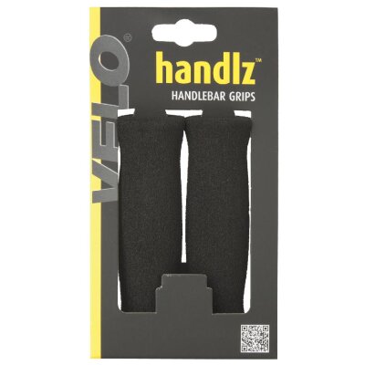 VELO Griffe MOOSGUMMI schwarz hart