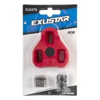 EXUSTAR Pedal Schuhplatten E-ARC10 rot