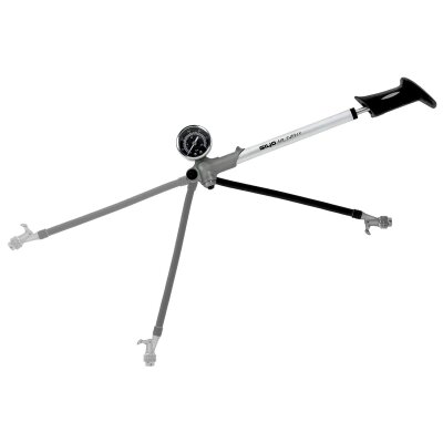 GIYO Federbeinpumpe mit Manometer bis 21 bar