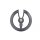 Hebie Kettenschutzscheibe 0323 | max.48 Z.,sw/transp.,Shimano,Kunststoff