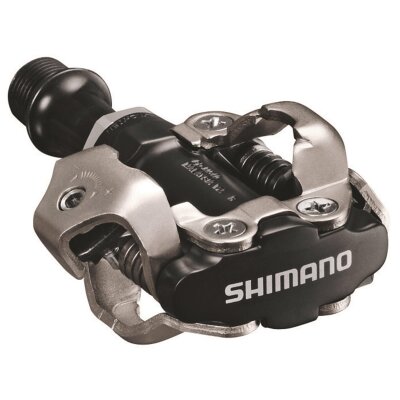 Shimano PDM540 SPD Pedale o.Reflektor(03) Mit Schuhplatten Schwarz