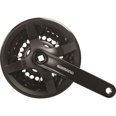 SHIMANO KURBELGARNITUR 42X34X24-150 SCHWARZ M.KETTENSCHUTZ, M.SCHRAUBEN