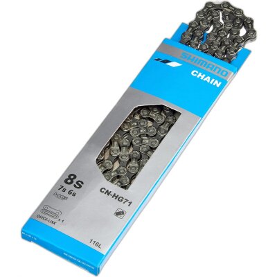Shimano Kette CN-HG71 6/7/8-fach, 116 Glieder, Kettenschloss , 1 Stk.