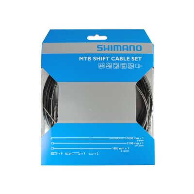Shimano Schaltzugset MTB OT-SP41, Edelstahl, schwarz