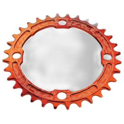 Race Face CHAINRING NARROW WIDE 4-BOLT 104MM 10/11/12-SPEED 38T ORANGE