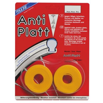 Asista Einlegeband Anti-Platt per Paar | 28", 19-23/622, 23mm, gelb