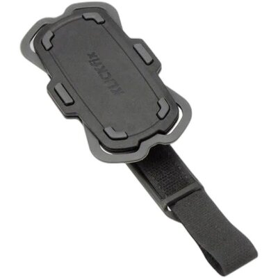 KLICKfix Smartphonehalterung Loop | grau/schwarz,6x3,8x11cm,80g,Klettband
