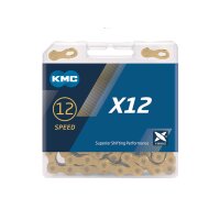 KMC Schaltungskette X12 Ti-N Gold 1/2" x...