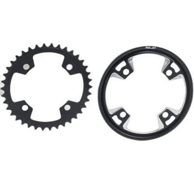 XLC Kettenblatt für Bosch Systeme CR-E02 schwarz, 38 Zähne, inkl. Cover