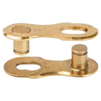 KMC Missinglink 12NR Ti-N | 2 Stück f. Ketten 5,65mm, 12-fach, gold
