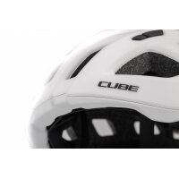 CUBE Helm ROAD RACE white