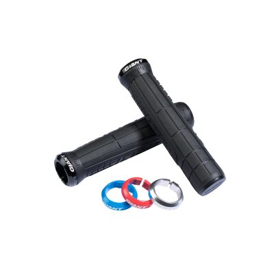 GIANT Swage Griffe einseitige Klemmung schwarz/rot