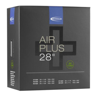 Schwalbe Schlauch AV 17AP Air Plus | 28" 37/47-622/635 AV AGV 40mm Nr.17AP