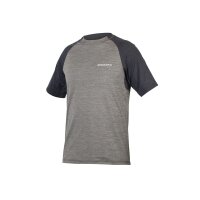 Endura SingleTrack Kurzarmtrikot Zinn-Grau