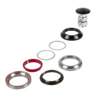 NECO Steuersatz integriert Taper 1 1/8 Alu schwarz