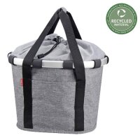 KLICKfix City-Tasche Bikebasket twist silver, 35x28x26cm