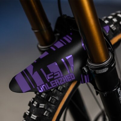 unleazhed mudguard - M01 purple