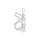Cube Flaschenhalter HPP Sidecage matt whiten glossy black