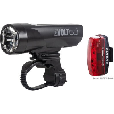 CATEYE SET GVOLT60/MICRO RAPID HL-EL550GNRC/TL-LD620G