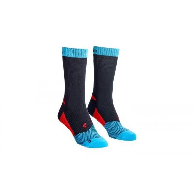 Cube Socke ACTION blue´n´flashred´n´black 44-47