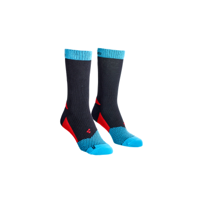 Cube Socke ACTION blue´n´flashred´n´black 44-47
