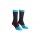 Cube Socke ACTION blue´n´flashred´n´black 44-47