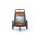 CUBE Kinder Fahrradanhänger Double CMPT X Actionteam grey´n´orange