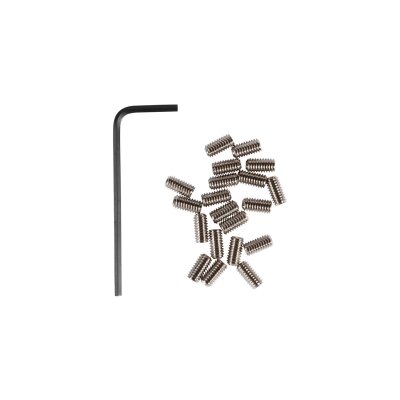 RFR Pedal-Pins "Slug" silver