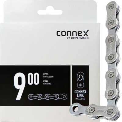 Connex Fahrrad Kette 900 9-fach 114 Glieder