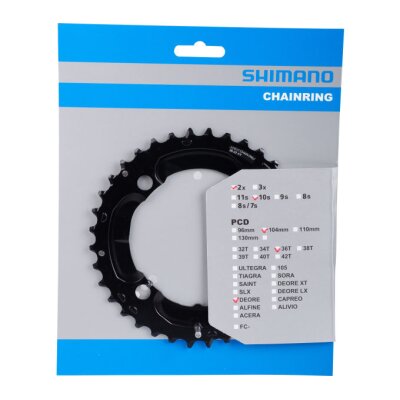 SHIMANO Kettenblatt DEORE FC-M617 36 Zähne