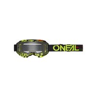 Oneal B-10 B-10 Goggle ATTACK black/neon yellow - clear