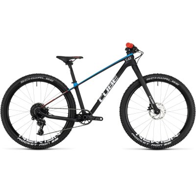 Cube Elite 240 C:62 SLX Kinder MTB 2026 | carbon´n´blue´n´red