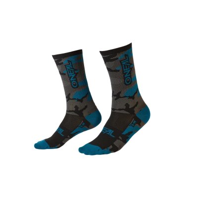 Oneal MTB Performance Sock CAMO gray/blue/black
