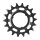 KMC Steckzahnkranz gekröpft für Shimano/Sram 18 Zähne | Für Shimano und Sram, 1/2" x 1/8" | SB-Verpackung