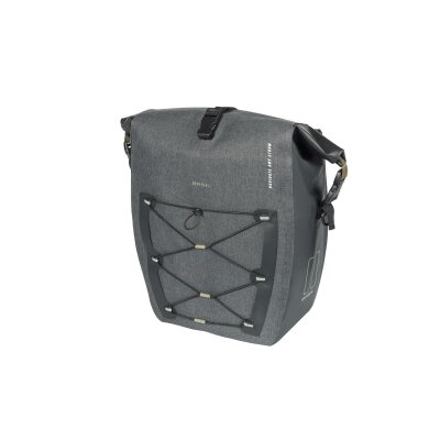 Basil Tasche Navigator Storm MIK Side L | schwarz, 46x36x21cm, 25-31ltr, MIK