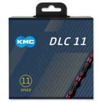 KMC Fahrrad Kette DLC11 SB-Verpackung | schwarz / pink
