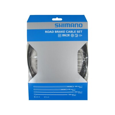 SHIMANO Bremszugset Rennrad SIL-TEC beschichtet