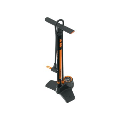 SKS Standpumpe Airkompressor Compact10.0 | DV/SV/AV, 600mm, sz/orange, m. Manometer