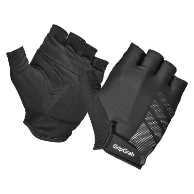 GripGrab Ride RC Lite Gepolsterte Kurzfinger Sommer Handschuhe schwarz