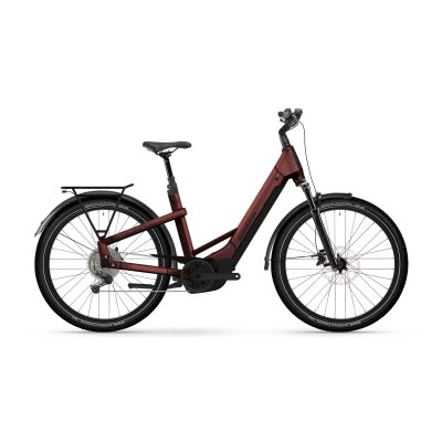 Winora Yakun X10 800Wh Tiefeinsteiger Trekking E-Bike 2026 | warm red - gloss