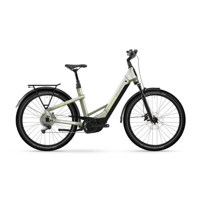 Winora Yakun X10 800Wh Tiefeinsteiger Trekking E-Bike 2026 | ivory green - gloss