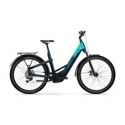Winora Yakun X12 800Wh Tiefeinsteiger Trekking E-Bike 2026 | blue monday/aqua - gloss