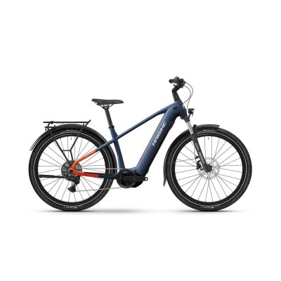 Haibike TREKKING 4 720Wh Trekking E-Bike 2026 | blue/orange/silver glänzend