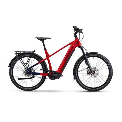 Haibike TREKKING 9 ABS 800Wh Trekking E-Bike 2026 | dynamite red/blue glänzend