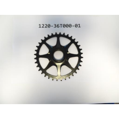 Kurbelsatz 36T Direct Mount Narrow-Wide -single -chainring Forged ED BLK CL:52mm