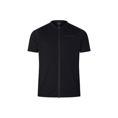 Endura Loop S/S Zipped Jersey Schwarz