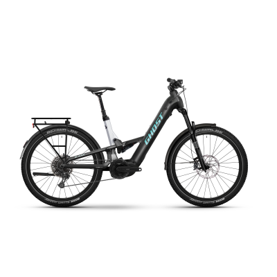 Ghost E-ASX UNIVERSAL LOW EQ 800Wh Tiefeinsteiger E-Fully 2026 | blazing black/misty gray glänzend