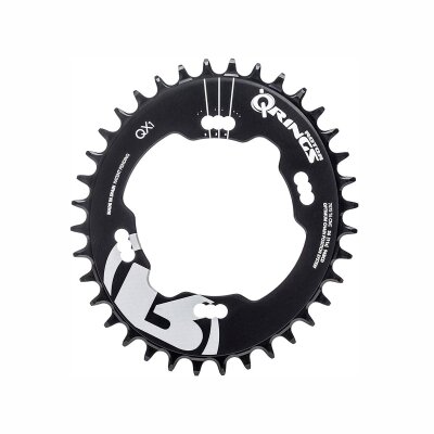 ROTOR Q RINGS XTR 9000 BCD96X4 34T BLACK Kettenblatt