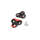 ACID Cleats KEO 9° black n red